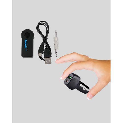 Bluetooth Aux Çevirici Ve Pd Destekli Araç Şarj Cihazı 2’li Set