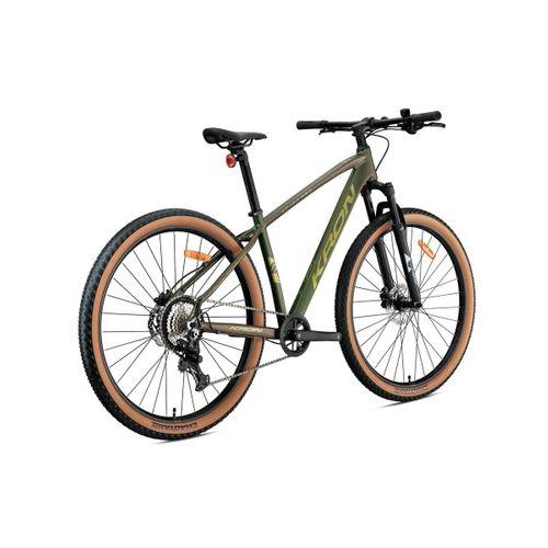 Kron XC 100 Pro 8 Vites Essa 29 Jant Dağ Bisikleti Mat Haki-Parlak Sarı 43 cm