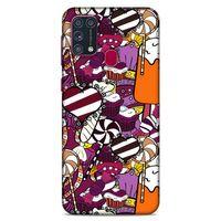 Lopard Samsung Galaxy M31 Uyumlu Kılıf Soyut Sanat (32) Desenli Soft Silikon Kılıf