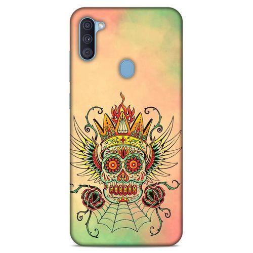 Lopard Samsung Galaxy A11 Uyumlu Kılıf Tattoo's (20) Koruyucu Kılıf Skeleton