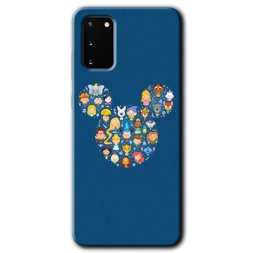 Galaxy S20 Kılıf HD Desen Baskılı Arka Kapak - Mickey + Kırılmaz Cam
