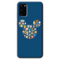 Galaxy S20 Kılıf HD Desen Baskılı Arka Kapak - Mickey + Kırılmaz Cam