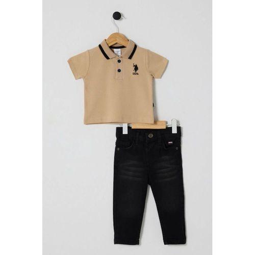 U.S Polo Bebek 2'Li Takım USB2626 Bej