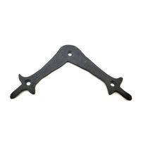 Antika Tarz Dekoratif Pirinç Zambak Gönye - Üst, 107x107 Mm, Oksit