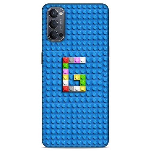 Lopard Oppo Reno 4 Uyumlu Kılıf BloX (17) Tasarım Kılıf G Harfi