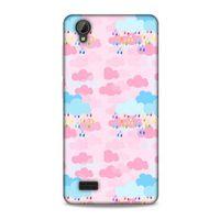 Vestel Venüs V5 Kılıf Pastel Renkler (49) Ultra Silikon Kılıf Şeker Pembe Mavi