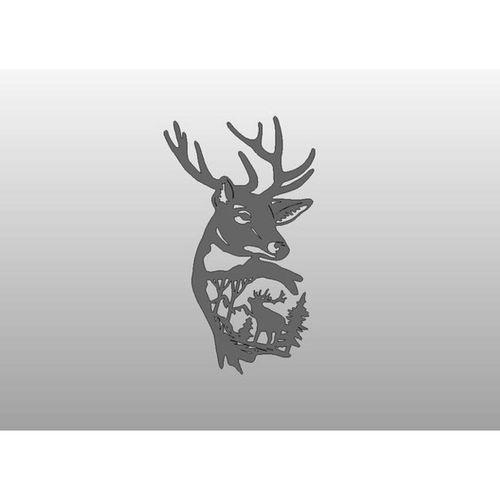 Noel Ren Geyiği Silueti 3 (Bu ürün Sadece Plastik parçadır - Almadan Önce Soru Sorabilirsiniz)