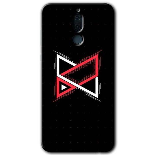 MRCİLETİSİM Huawei Mate 10 Lite Kılıf HD Desen Baskılı Arka Kapak + Temperli Cam - Kilit