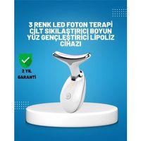 3 Modlu Boyun Ve Yüz Bakım Cihazı – Ems, Temizleme, Sıcak Masaj Ve Renkli Işık Terapi Özellikli