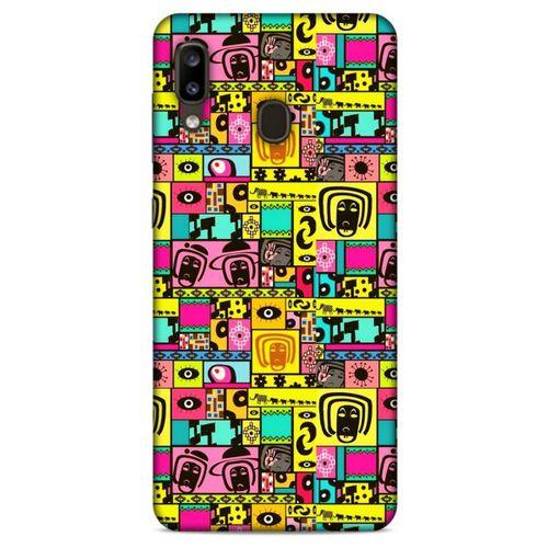 Graffitix (41) Desenli Silikon Kapak Samsung Galaxy A20 Kılıf