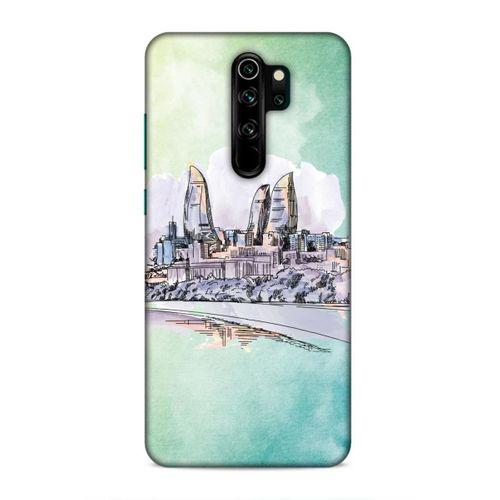 Xiaomi Redmi Note 8 Pro Uyumlu Kılıf Azarbaijan (2) Kabı Baki Silüet