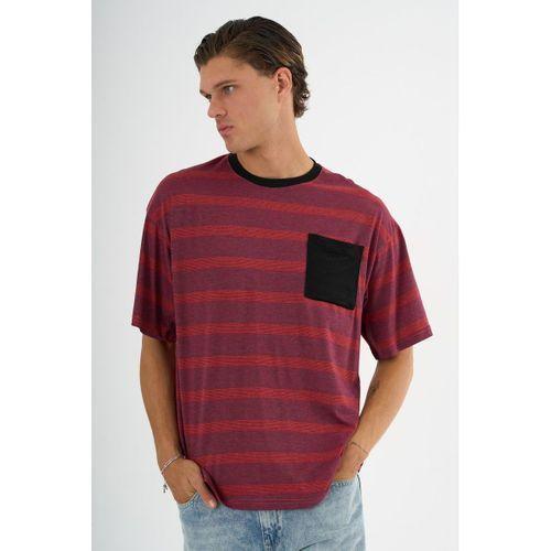 ALEXANDERGARDI Cep Detaylı Çizgili T-shirt