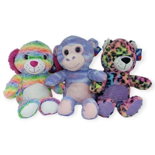 PL50116 - PELUŞ RENKLİ HAYVANLAR 38 CM 3 AST