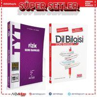 Karekök TYT Fizik ve AKM Dil Bilgisi Soru Bankası Seti 2 Kitap