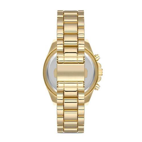 Zarif Ve Şık Özel Tasarım Roma Rakam Detaylı  Metal Bayan Kol Saati  gold