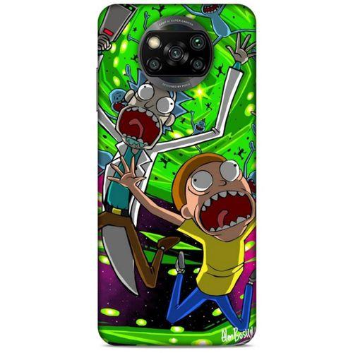 Xiaomi Redmi Poco X3 Uyumlu Kılıf Rick And Morty (22) Tam Koruma Kılıfı Nancy