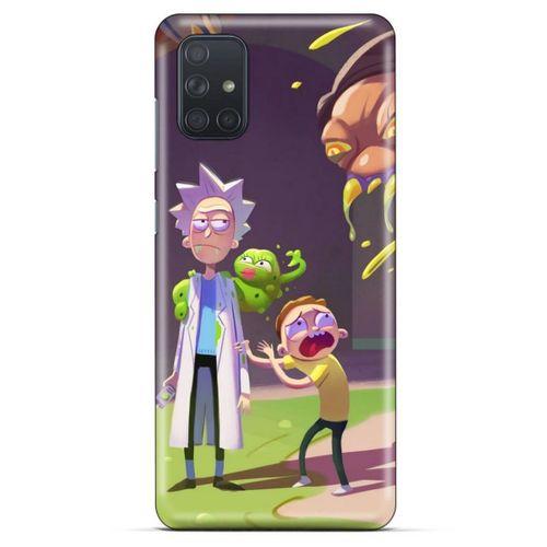 Samsung Galaxy M51 Uyumlu Kılıf Rick And Morty (31) TPU Kılıf Cronenberg Rick