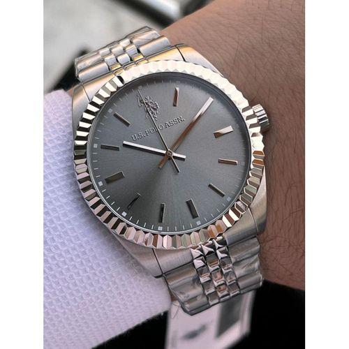 U.S.Polo Assn Çelik Kasa Ve Kordon 2 Yıl Garantili 5 Atm Suya Dayanıklı Erkek Kol Saati E.USP1111-04