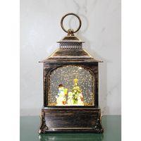 Yılbaşı Temalı Işıklı Müzikli Kar Küresi