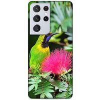 Lopard Samsung Galaxy S21 Ultra Uyumlu Kılıf Bahar (15) Antişok Kılıf Tropik