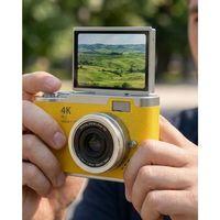 Yeni Nesil Dijital Kamera 48 Mp 4k Video Zoomlu Selfie Ve Vlog Kamera