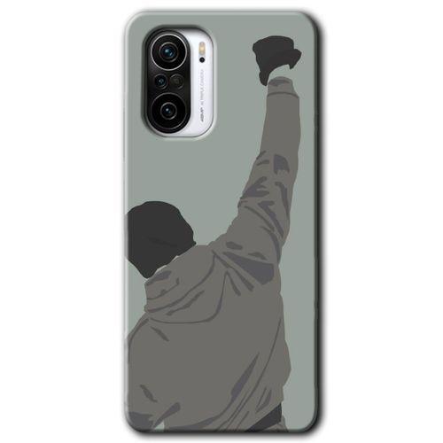 MRCİLETİSİM Xiaomi Redmi K40 Pro Kılıf HD Desen Baskılı Arka Kapak + Temperli Cam - Artwork Wide