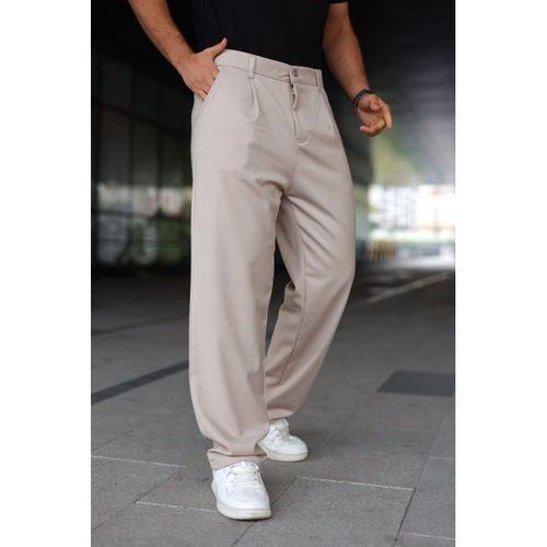 Erkek Beli Lastikli Baggy Pantolon