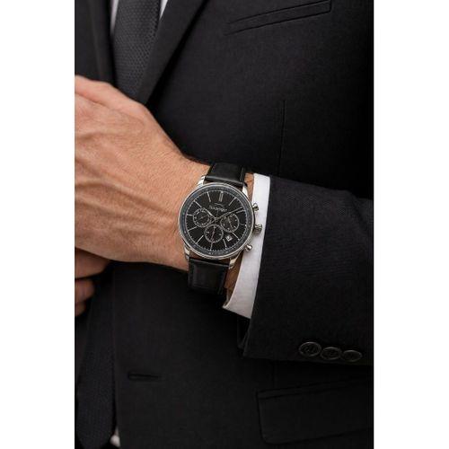 Slazenger Deri Kordon İç Fonksiyonları Aktif 10 Atm Suya Dayanıklı Erkek Kol Saati ESL.9.2539.X3
