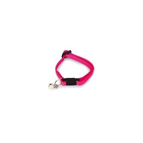 Beeztees Yavru Kedi Boyun Tasması, Zilli, Pembe, 15-22cm