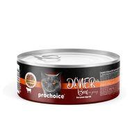 Prochoice Döner Beef, Sos İçinde Sığır Etli Tam & Dengeli Yetişkin Kedi Konservesi 12x70 gr
