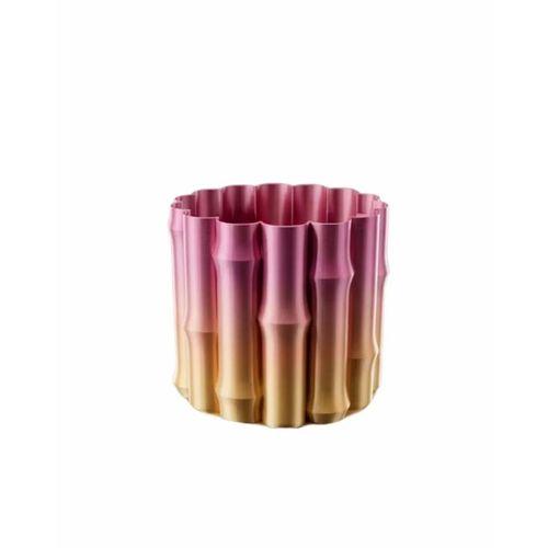 Modern 3d Baskı Mor Sarı Vazo Ev Ofis Dekorasyon Şık Tasarım