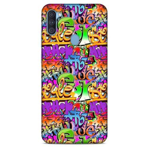 Graffitix (14) Desenli Silikon Kapak Samsung Galaxy A11 Kılıf