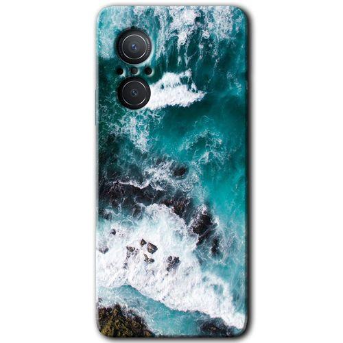 Huawei Nova 9 SE Kılıf HD Desen Baskılı Arka Kapak - Deniz Kıyısı + Kırılmaz Cam