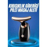 Kırışıklık Giderici Yüz Masaj Aleti Pilli Cilt Bakım Cilt Sıkılaştırma Derinlemesine Temizler