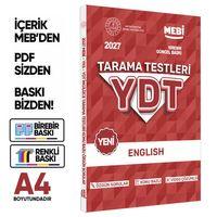 2027 YKS-YDT MEBİ-OGM İngilizce Özgün Tarama Testleri Kitabı A4 Boyut Renkli Görsel BASKI ÜCRETİ