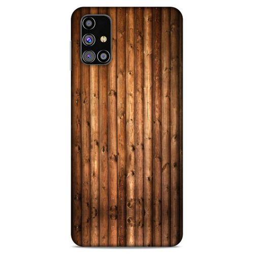 Lopard Samsung Galaxy M31s Uyumlu Kılıf Wood'X (9) Kılıf Baskılı