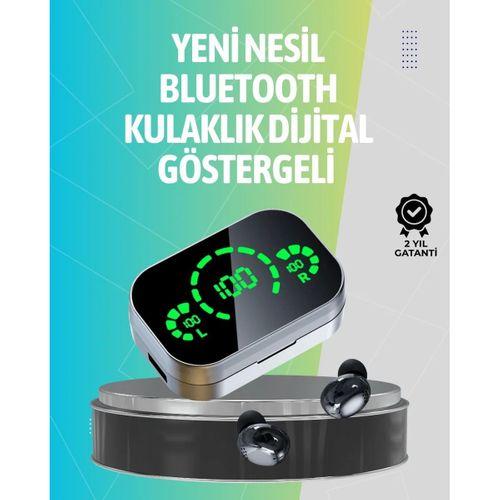 Kablosuz Kulak İçi Bluetooth Kulaklık – Dokunmatik Kontrol Ve Led Şarj Ekranı