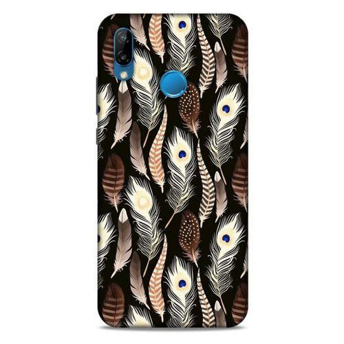 Huawei P20 Lite Kılıf Desenli Özel Seri Tüyler (8) Baskılı Kılıf