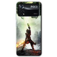 Poco x4 Pro Kılıf HD Desen Baskılı Arka Kapak - Dragon Hunter + Kırılmaz Cam
