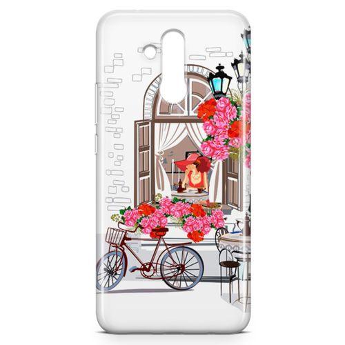 Huawei Mate 20 Lite Kılıf Bisiklet Arka Kapak Koruma Desenli Full Koruyucu