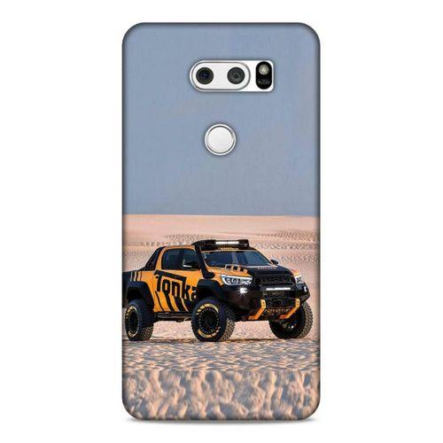 Lopard LG K50S Uyumlu Kılıf PickUpX (44) Tough Armor Kılıf Turuncu Siyah