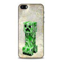 Lopard Apple iPhone SE Uyumlu Kılıf PiXel (38) Neo Hybrid Kılıf Creeper 3D