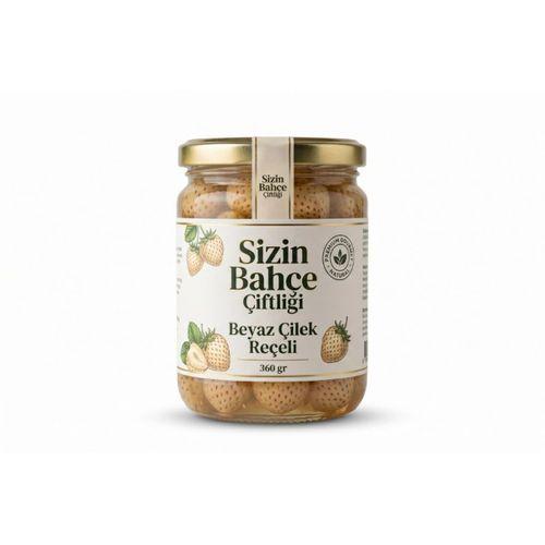 Beyaz Çilek (Pineberry) Reçeli 360 gr.