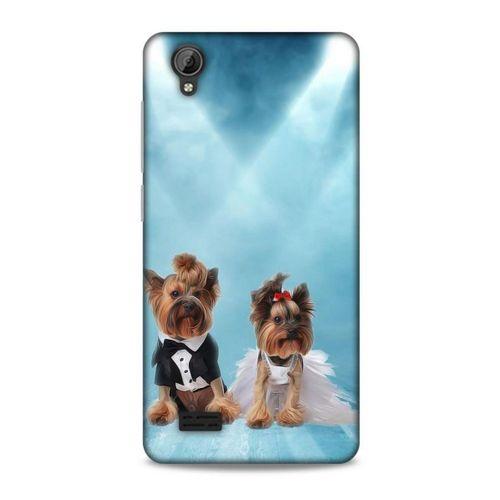 Vestel Venüs V5 Kılıf Köpek Kıyafetleri (18) Telefon Kılıfları Yorkshire Gömlek Papyon