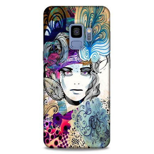 Lopard Samsung Galaxy S9 Uyumlu Kılıf Sürreal Yüzler ♀ (20) Koruyucu Kılıf Desenli