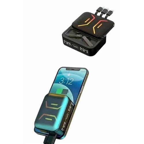 Bluetooth Kulaklık Dahili Powerbank Kablolu Düşük Gecikmeli Bluetooth 5.2