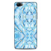 Mermer Desenli (33) Tema Hybrid Kılıf Bebek Mavisi Oppo A79 Kılıf