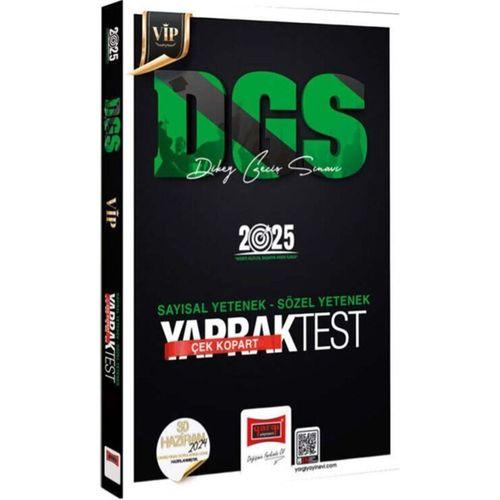 2025 DGS VİP Sayısal Sözel Yetenek Çek Kopart Yaprak Test Yargı Yayınları