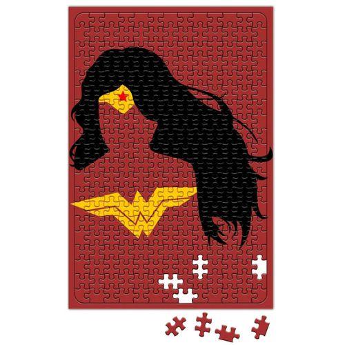 Quadro Mulher Maravilha Minimalista Puzzle 240 Parça Yapboz