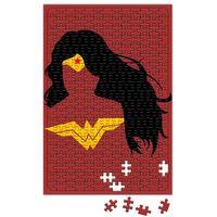 Quadro Mulher Maravilha Minimalista Puzzle 240 Parça Yapboz